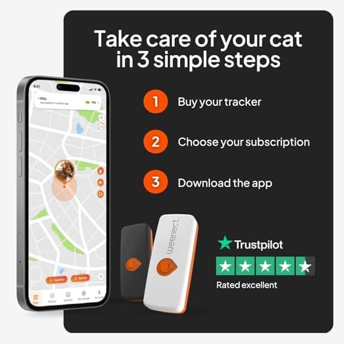 Weenect Cat XS retail box and included accessories
