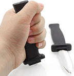 Disappearing trick dagger toy with plastic blade retracting into the handle