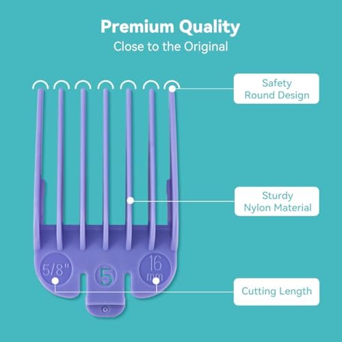 Different sizes of Lavest hair clipper guards for grooming