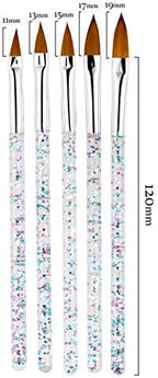 Close up of Artdone nail art liner pens and fine tip brushes