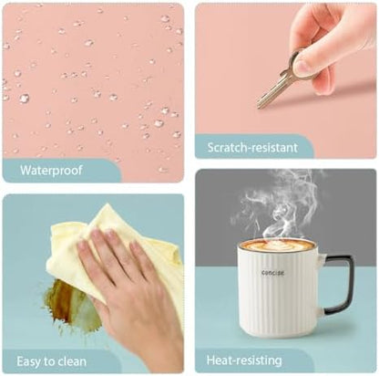 Professional nail technician using Jormftte nail mat.