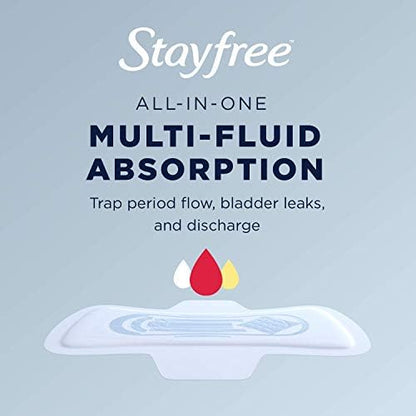 Stayfree feminine hygiene overnight napkins for heavy flow protection
