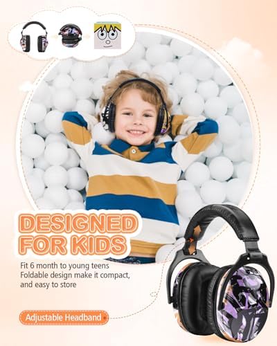 Zohan Em030 kids ear muffs in vibrant color design
