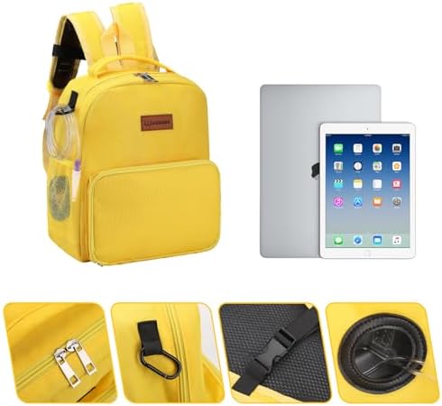 Insulated medical backpack main compartment holding a 500ml formula bag