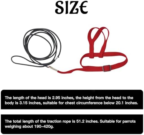 Hokable outdoor flying training rope showing the full length traction cord
