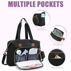 Tuwubi travel diaper bag showing side pockets