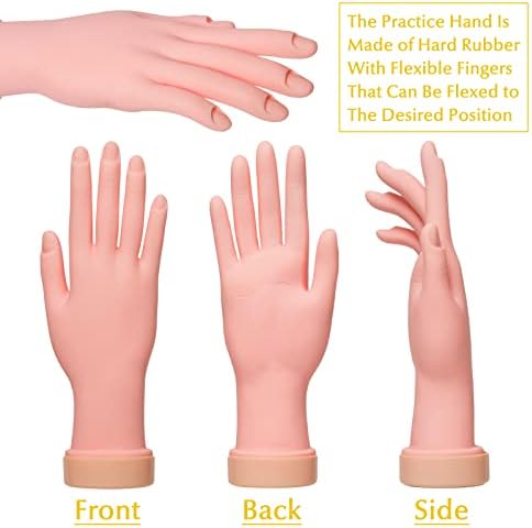 Close up of Krofaue practice hand with movable fingers