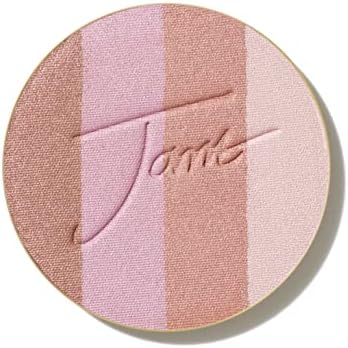 Jane Iredale PureBronze Shimmer Bronzer Refill Rose Dawn front view pan showing four shimmering shades