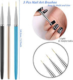 Close-up view of the fine nylon tips in 7mm, 9mm, and 11mm lengths