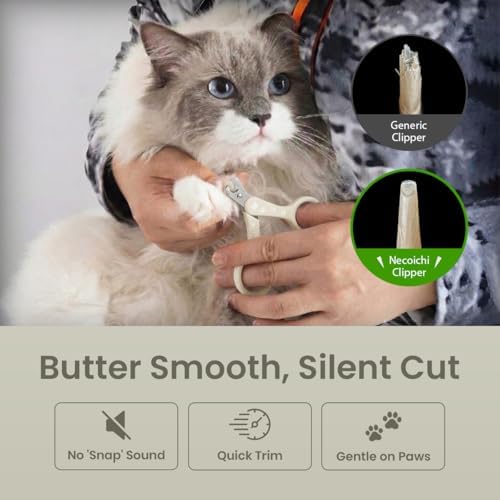 Necoichi cat nail trimmer packaging detailing the authentic Japanese craftsmanship.