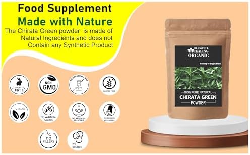 Organic bitter herb powder for Ayurvedic digestive health