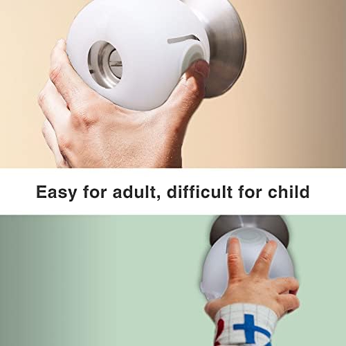 Moonybaby child safety door knob lock installation guide