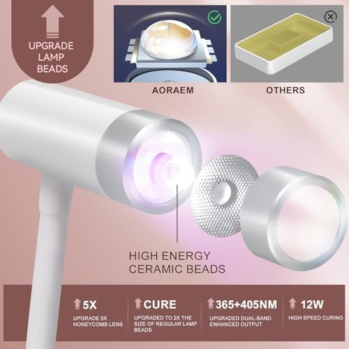 Aoraem professional flash cure lamp stable base on desk