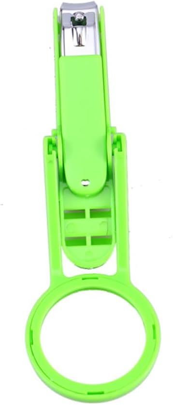 BESPORTBLE small animal nail clipper front view showing magnifying glass attachment