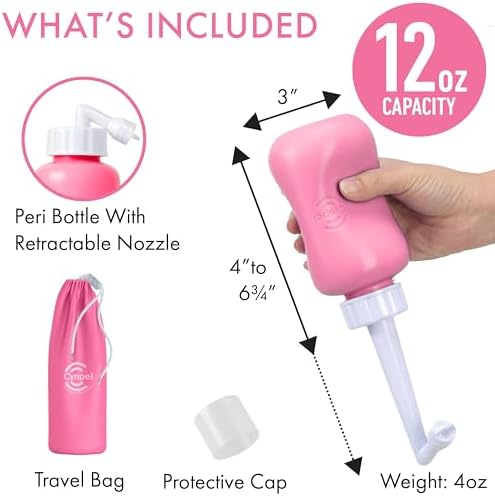 Close up of 10 hole nozzle on the Cynpel postpartum cleanser.