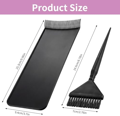 Professional hair dye applicator brush included in the kit