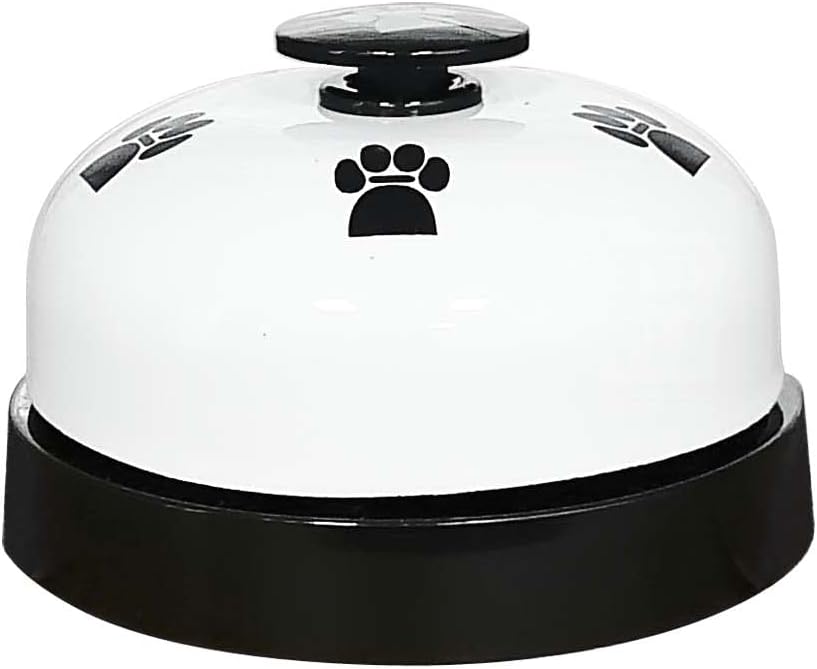 Pet training bell showing non-slip rubber base