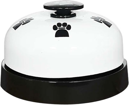 Pet training bell showing non-slip rubber base