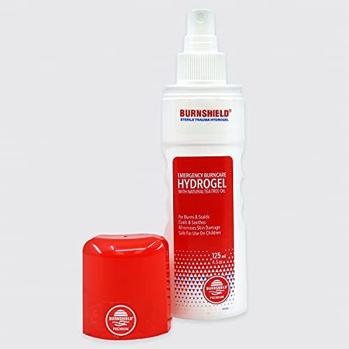 Burnshield 4.5 ounce first aid burn relief spray for household safety.