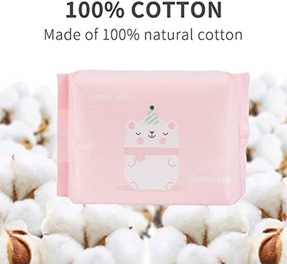 Close up of soft 100 percent cotton texture for baby skin