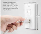 Safety Innovations 6-pack white electrical outlet protector packaging details
