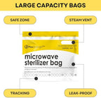 Max Strength Pro 20 piece sterilizer bags stack