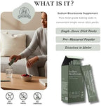Just Fitter DLS Sodium Bicarbonate single-serve sachets layout