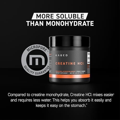 Kaged fruit punch creatine container nutritional facts label