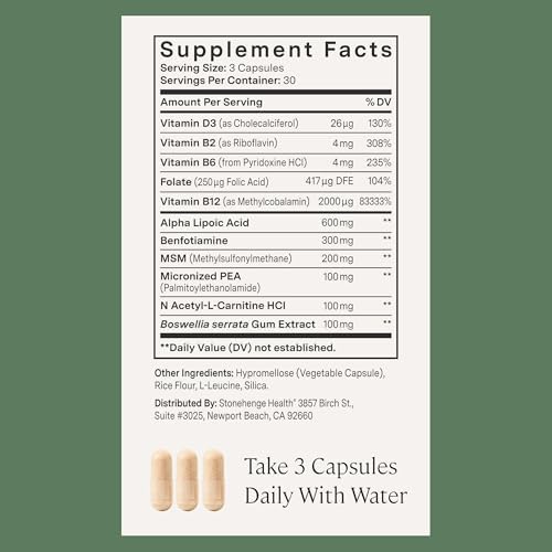 Authentic USA imported Stonehenge Health Dynamic Nerve supplement