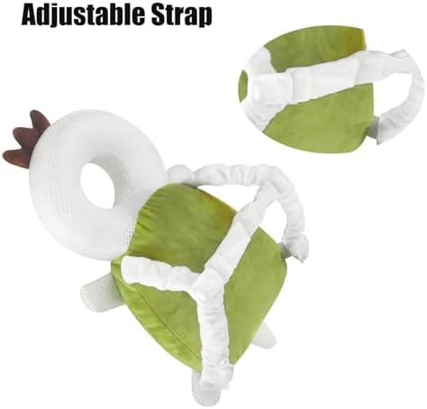 Adjustable straps detail on PandaEar baby head guard