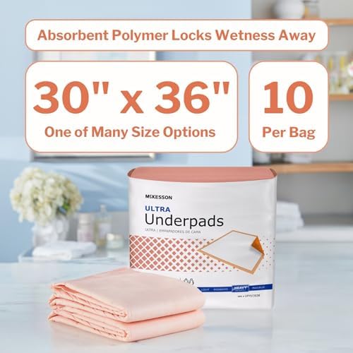McKesson heavy absorbency adult bed pads 30 by 36 inches texture detail