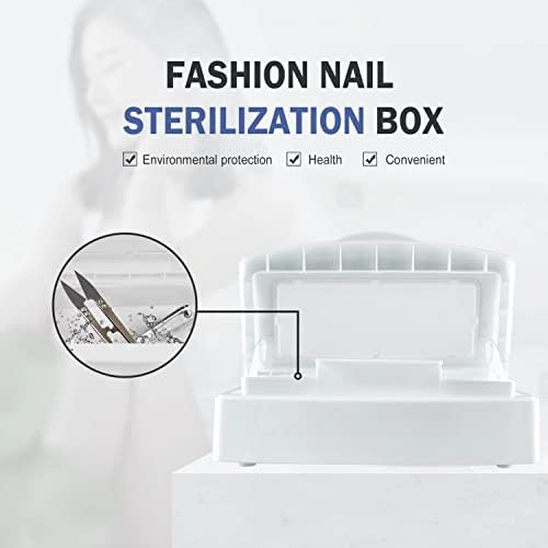 YoleShy nail tool cleaning box with lid open