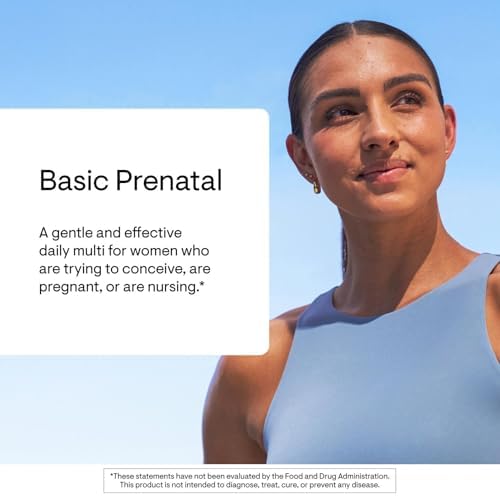 Thorne Basic Prenatal supplement facts label