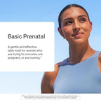 Thorne Basic Prenatal supplement facts label