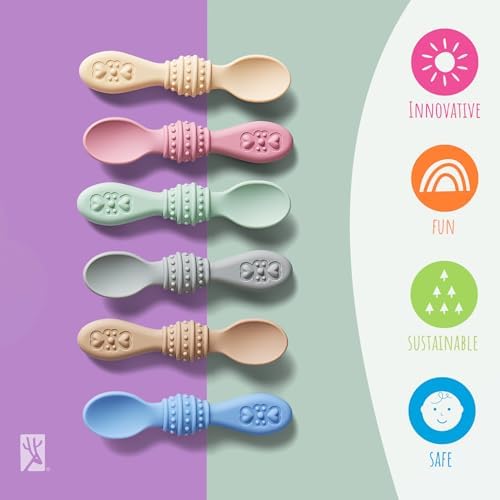 Dishwasher safe baby led weaning utensils being cleaned effortlessly for daily home use
