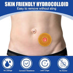 Demonstration of the flexible and moldable skin friendly hydrocolloid material properties