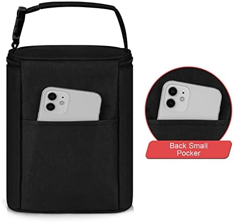 Top view of Accmor baby bottle cooler bag with four bottles