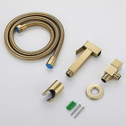 Lxysttp premium handheld bidet sprayer showing high pressure spray nozzle
