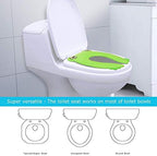 Side view of the lightweight PandaEar toddler potty training cover for boys and girls