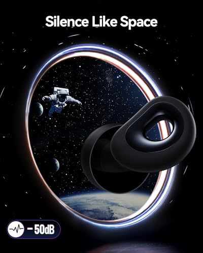 BIGOOD reusable silicone earplugs displayed with eight interchangeable tip sizes