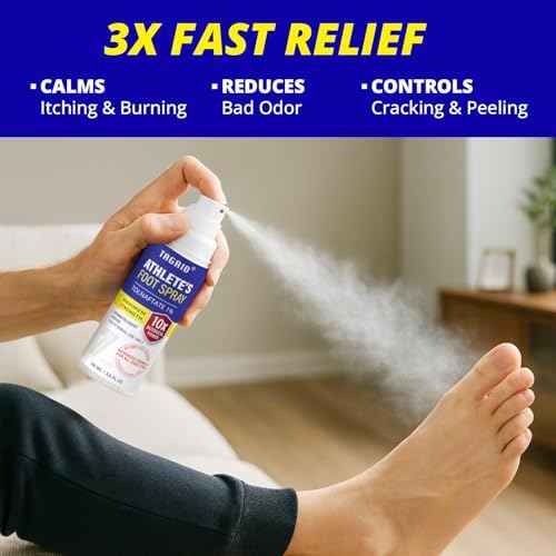 TAGRID jock itch and ringworm topical treatment spray can.