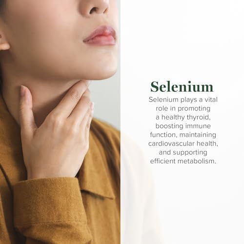 Liquid selenium supplement bottle showing dropper application