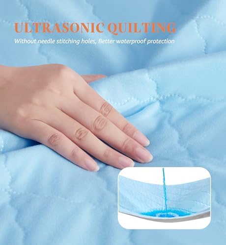 Soft and Lofty blue washable pads product packaging