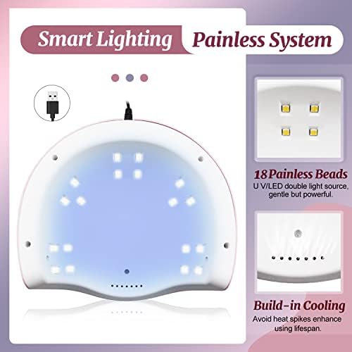 Jewhiteny gel polish lamp with automatic sensor