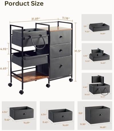 Detachable diaper bag feature on BG-BABYGO nursery cart