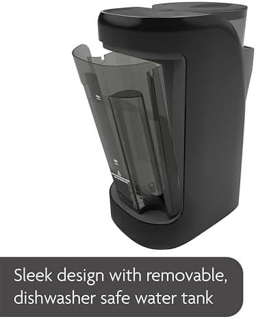 Baby Brezza bottle maker dispensing warm formula into bottle