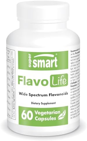 Supersmart FlavoLife supplement facts and complete list of nine bioflavonoids