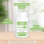 Supersmart FlavoLife 60 vegetarian capsules bottle back label details