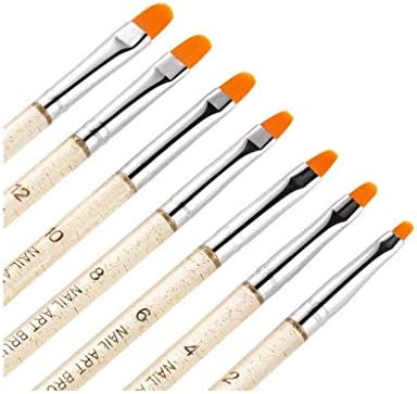 Aoshang poly extension gel brush applying product on nails