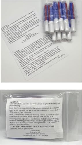 Medique Products zero point five gram liquid bandage pipettes for wound care
